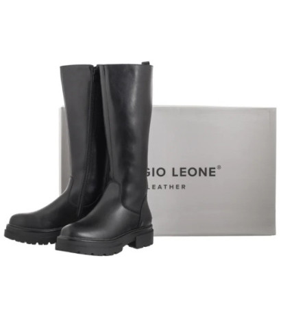 Sergio Leone Czarne KZ 333-S (SL543-a) batai