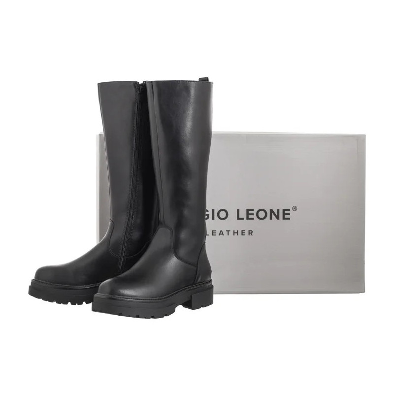 Sergio Leone Czarne KZ 333-S (SL543-a) batai