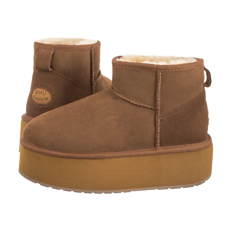 EMU Australia Stinger Micro Flatform Chestnut W13082 (EM505-g) bateliai