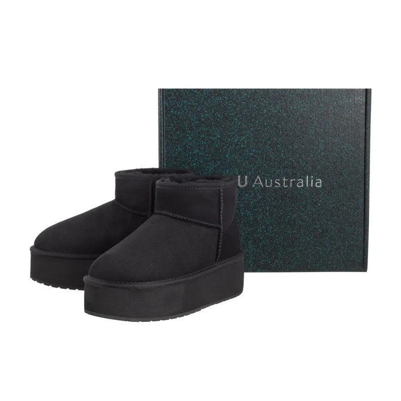 EMU Australia Stinger Micro Flatform Black W13082 (EM505-f) bateliai
