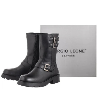 Sergio Leone Czarne TR 798-S  (SL544-a) bateliai