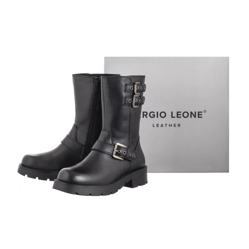 Sergio Leone Czarne TR 798-S  (SL544-a) bateliai