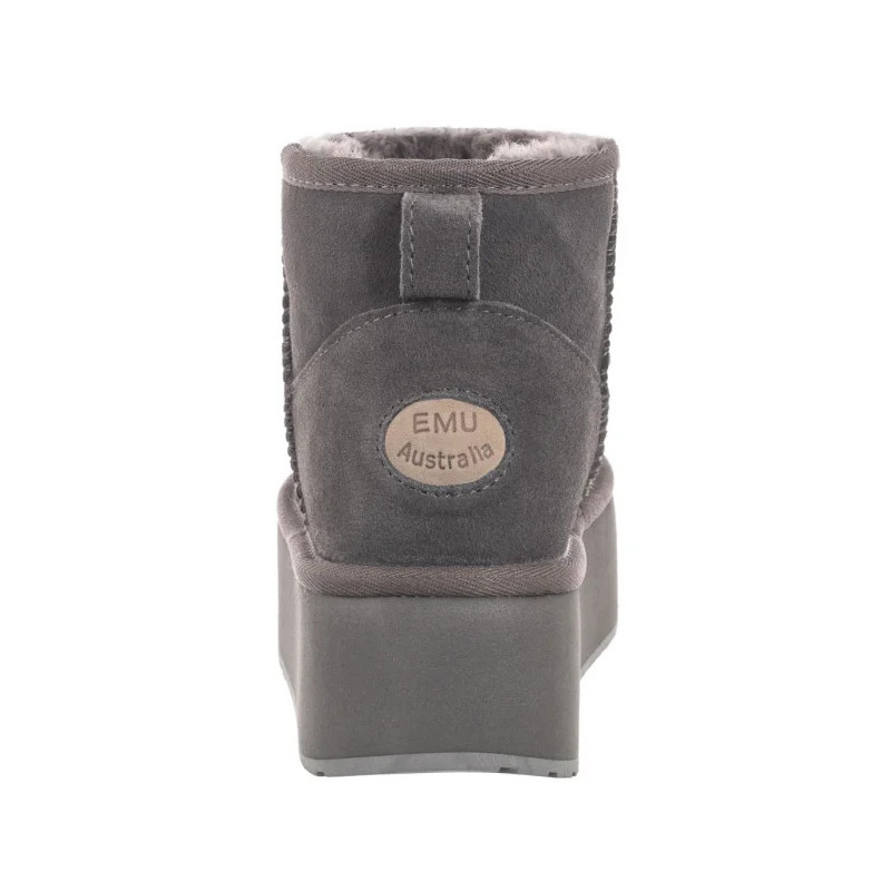 EMU Australia Stinger Micro Flatform Charcoal W13082 (EM505-d) bateliai