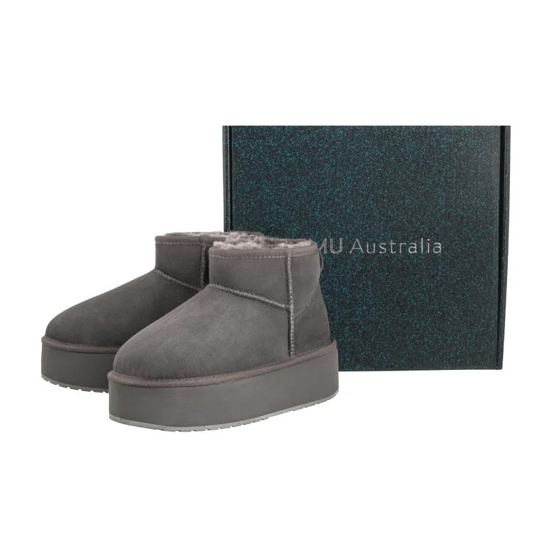 EMU Australia Stinger Micro Flatform Charcoal W13082 (EM505-d) bateliai