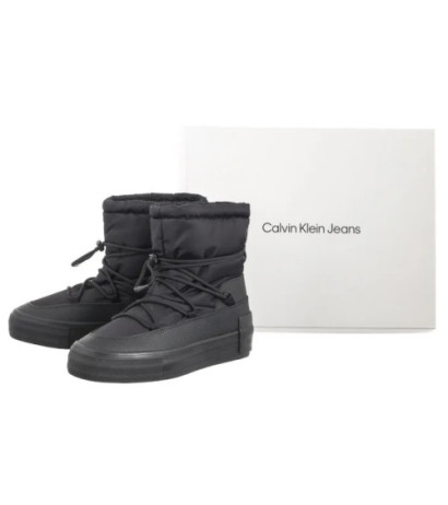 Calvin Klein Vulc Flatform Snow Boot Wn Triple Black YW0YW01591 0GJ (CK580-a) batai