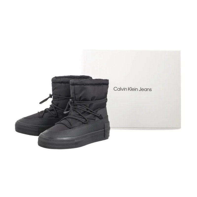 Calvin Klein Vulc Flatform Snow Boot Wn Triple Black YW0YW01591 0GJ (CK580-a) batai