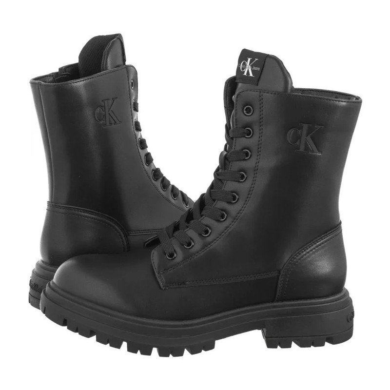 Calvin Klein Lace-Up Bootie V3X5-81096-1355999 Black (CK582-a) batai