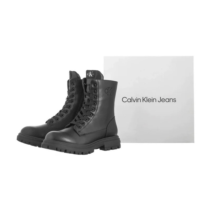 Calvin Klein Lace-Up Bootie V3X5-81096-1355999 Black (CK582-a) batai