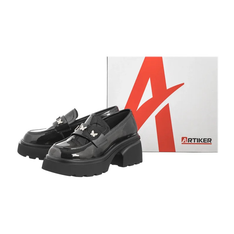 Artiker Czarne Lakierowane 55C1064 (AR140-a) bateliai