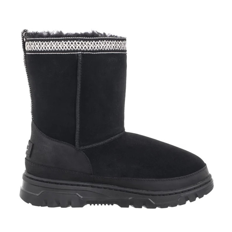 UGG Kids Classic Short Trailgazer 1157694K BLK (UA121-a) batai