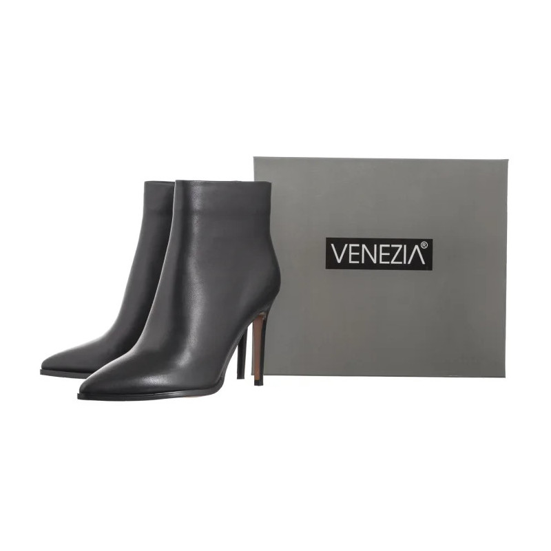 Venezia Czarne L001LEBLOBB059 (VE791-a) aukštakulniai