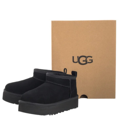 UGG Kids Classic Ultra Mini Platform 1157791K BLK (UA115-b) batai