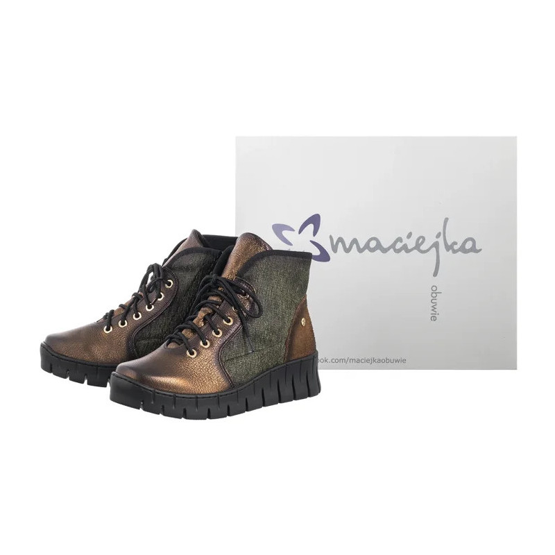 Maciejka Zielone/Złote 06702-09/00-8 (MA1292-a) bateliai