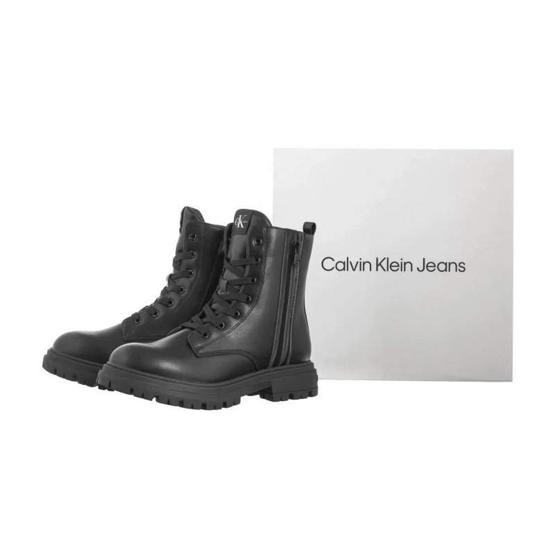 Calvin Klein Lace-Up Bootie Black V3A5-81018-1355999 (CK600-a) batai