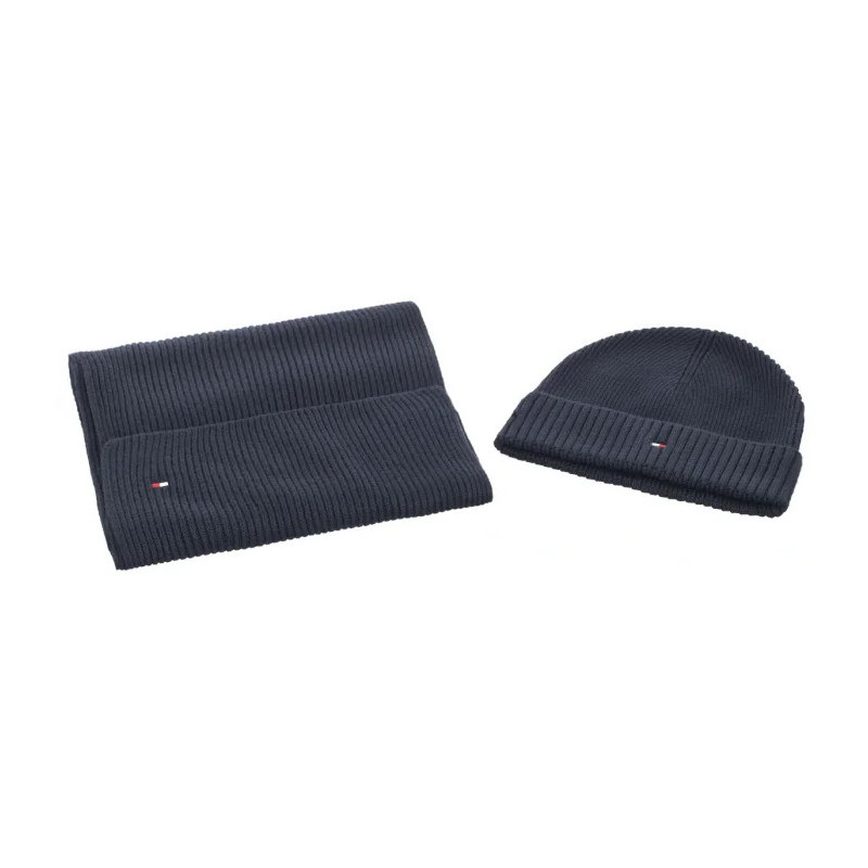 Tommy Hilfiger Flag Pima Cotton Beanie&Scarf AM0AM012937 DW6 (TH1203-a) kepurė