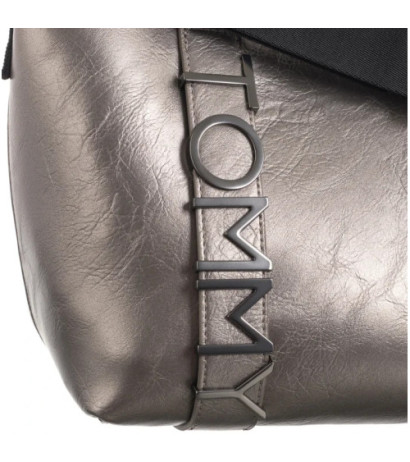 Tommy Hilfiger Tjw City Bold Mini Tote Silver AW0AW16501 (TH1208-a) rankinė