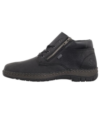 Rieker Czarne 05108-00 Black (RI217-a) žygio batai