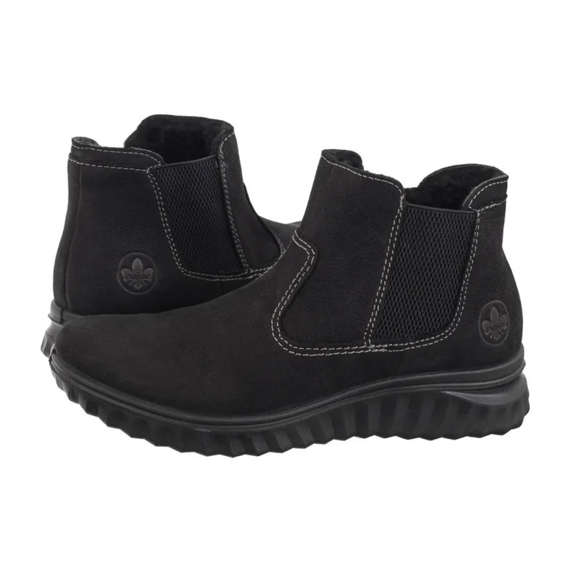 Rieker Czarne 59030-01 Black (RI216-a) batai