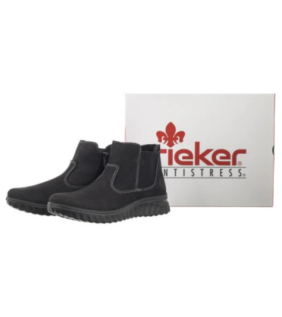 Rieker Czarne 59030-01 Black (RI216-a) batai