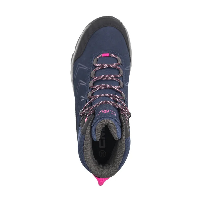 CMP Kids Melnick Mid Trekking Shoes Wp 3Q18584J 30MR Blue-Fuxia (CM33-a) batai