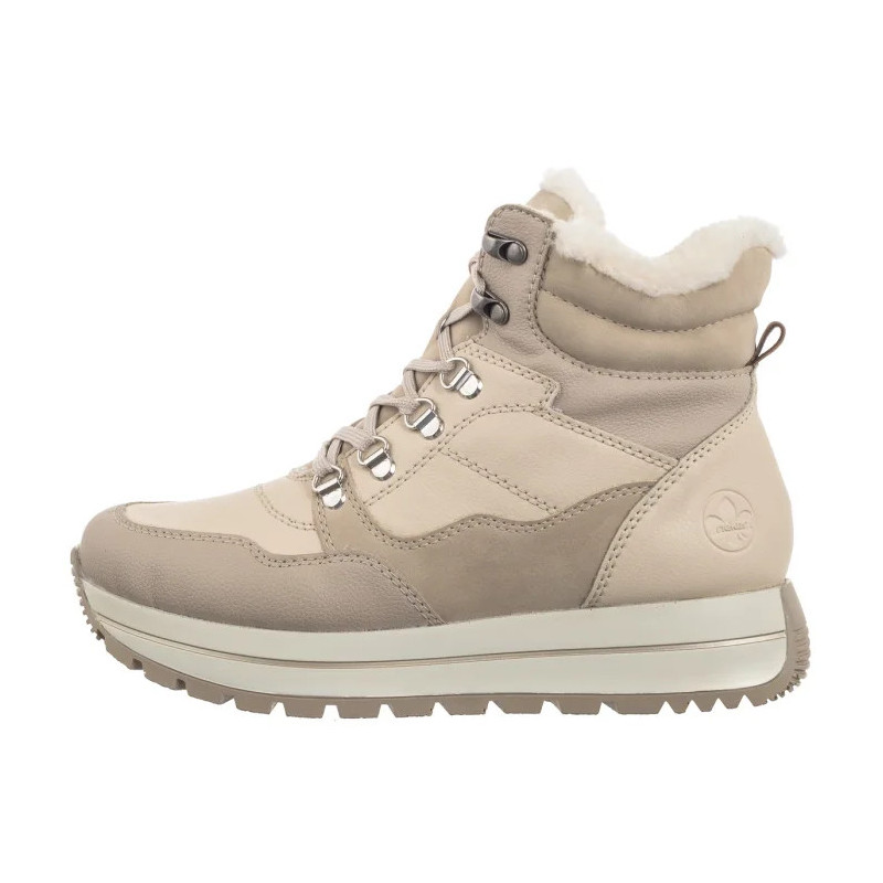 Rieker Beżowe N4002-60 Beige (RI214-a) batai