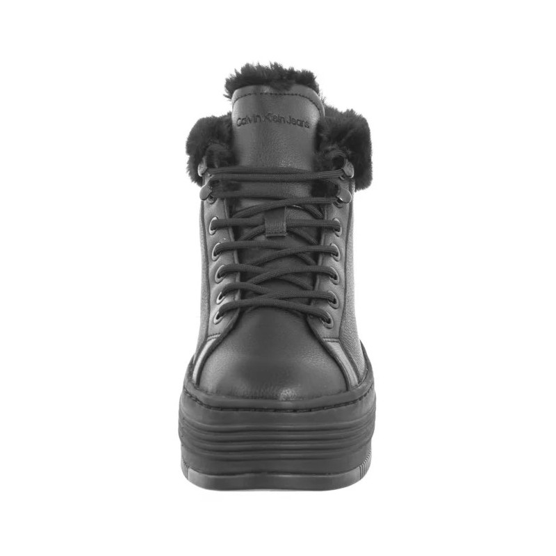 Calvin Klein Bold Platf Low Laceup Mg Lth Triple Black YW0YW01590 0GJ (CK593-a) bateliai