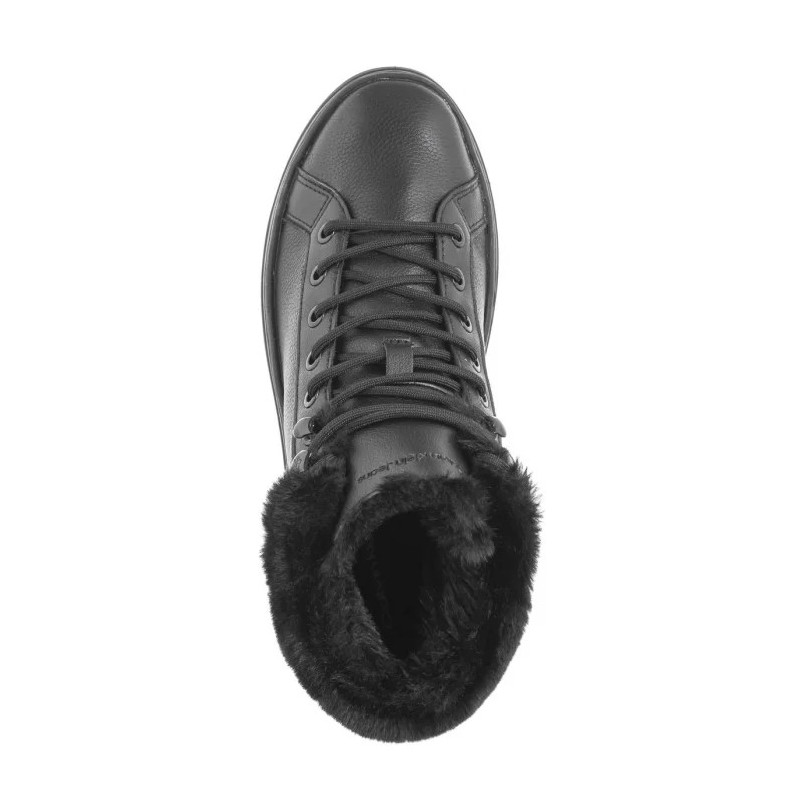 Calvin Klein Bold Platf Low Laceup Mg Lth Triple Black YW0YW01590 0GJ (CK593-a) bateliai