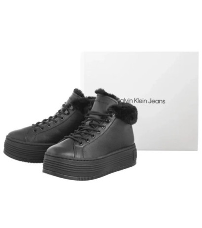 Calvin Klein Bold Platf Low Laceup Mg Lth Triple Black YW0YW01590 0GJ (CK593-a) bateliai