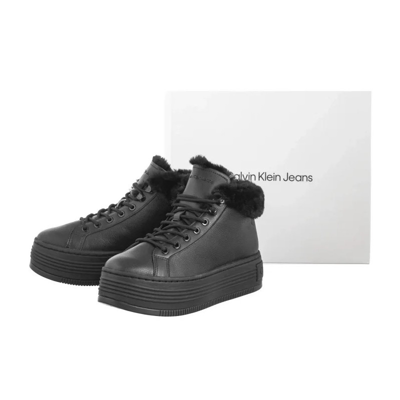 Calvin Klein Bold Platf Low Laceup Mg Lth Triple Black YW0YW01590 0GJ (CK593-a) bateliai