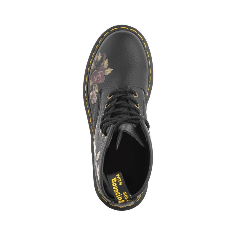 Dr. Martens 1460 Decayed Roses Classic Tumbled Nappa Black 32070001 (DR86-a) batai