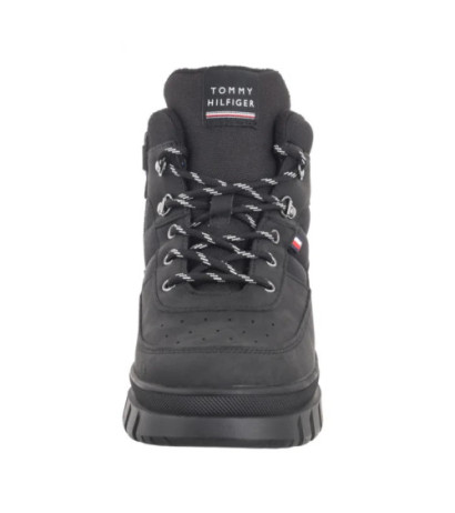 Tommy Hilfiger Lace-Up Bootie Black T3X5-33707-1492999 (TH1201-a) batai