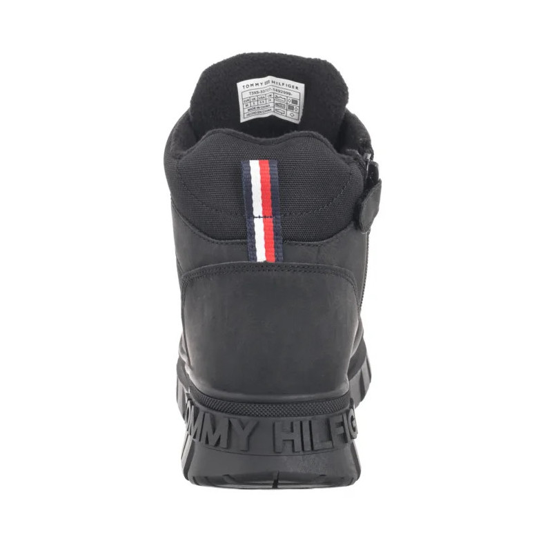 Tommy Hilfiger Lace-Up Bootie Black T3X5-33707-1492999 (TH1201-a) batai