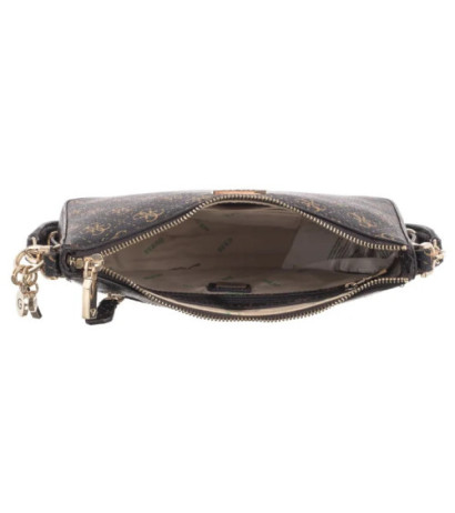 Guess Eco Erica Top Zip Shoulder Bag HWEQG9 51018 Brown Logo (GU664-a) rankinė