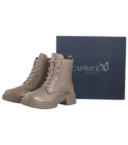 Caprice Beżowe 9-25101-43 348 Taupe Nappa (CP424-a) batai