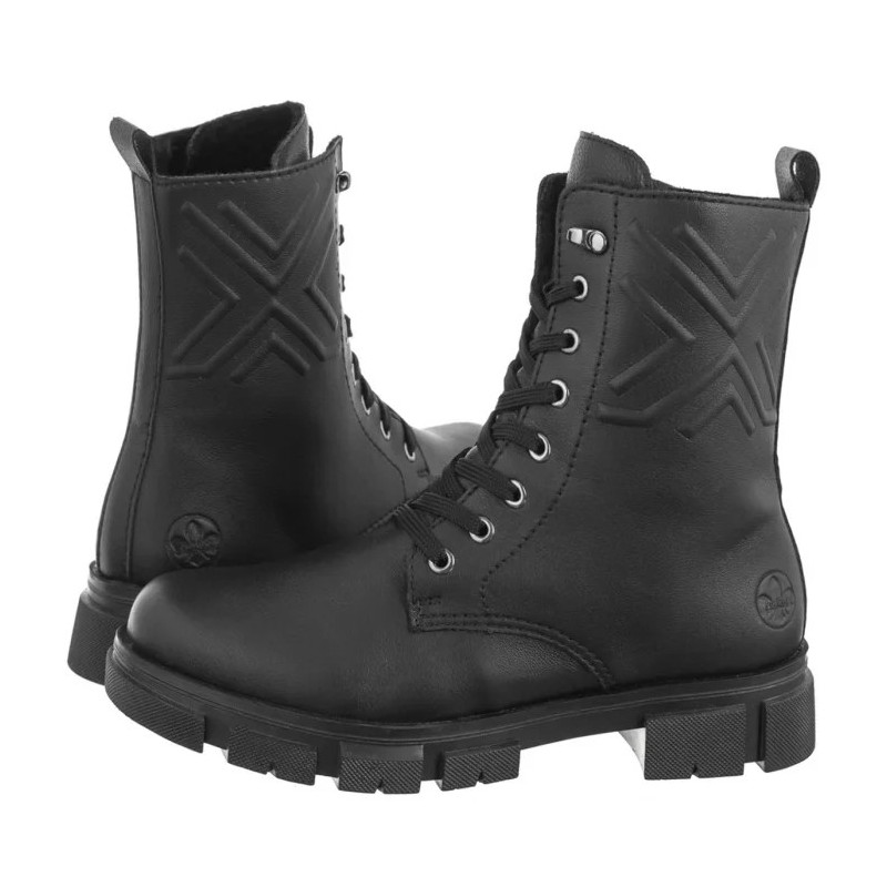 Rieker Czarne Y7108-00 Black (RI213-a) batai