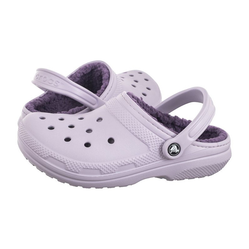 Crocs Classic Lined Clog Mauve Mist 203591-5PU (CR266-f) Moteriški batai/šlepetės
