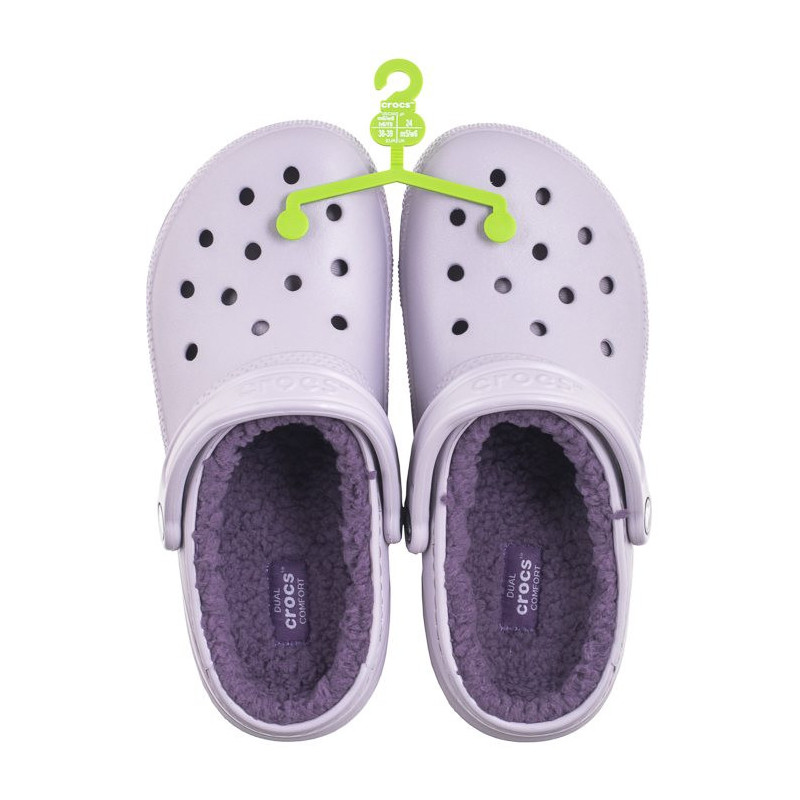 Crocs Classic Lined Clog Mauve Mist 203591-5PU (CR266-f) Moteriški batai/šlepetės