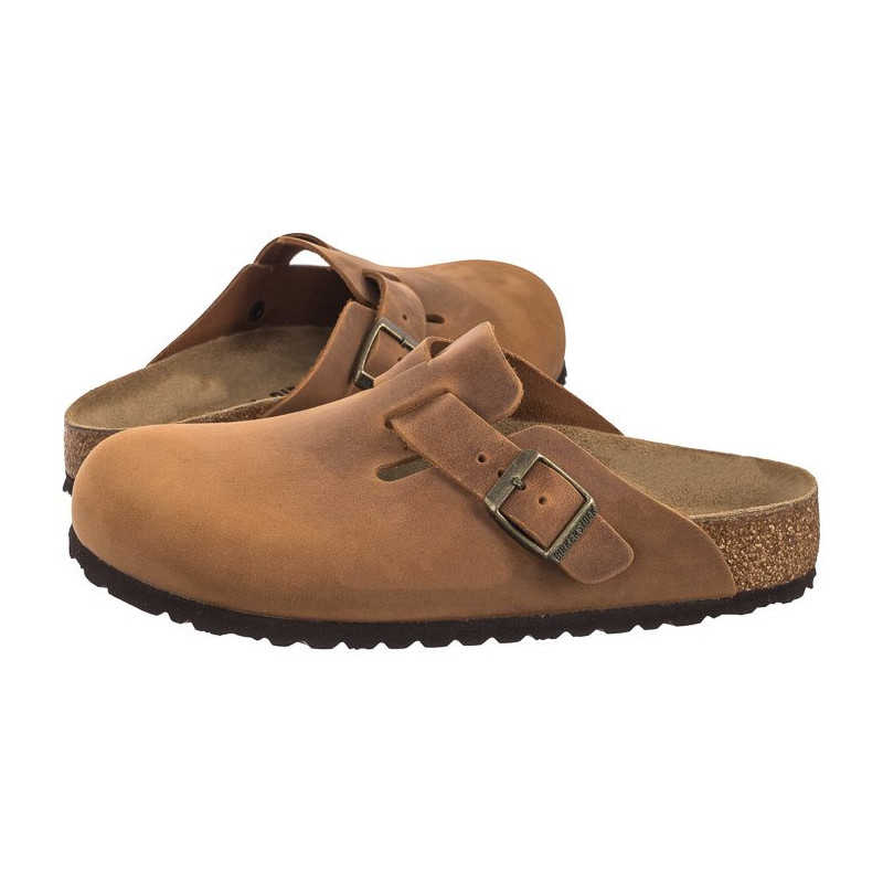 Birkenstock Boston BS Cognac 1028310 (BK207-c) Moteriški batai/šlepetės