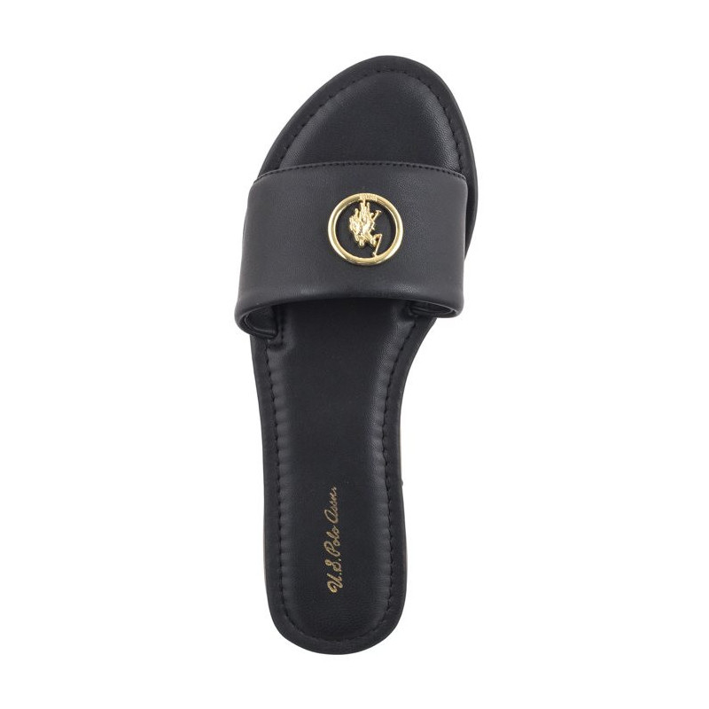 U.S. Polo Assn. Linda004 Lth-Blk Linda004W/4L1 (US190-a) Moteriški batai/šlepetės
