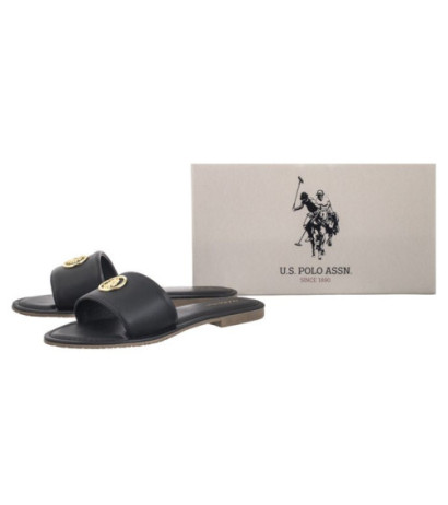 U.S. Polo Assn. Linda004 Lth-Blk Linda004W/4L1 (US190-a) Moteriški batai/šlepetės