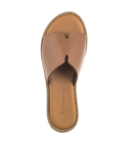 Tamaris Brązowe 1-27135-42 305 Cognac (TM484-b) Moteriški batai/šlepetės