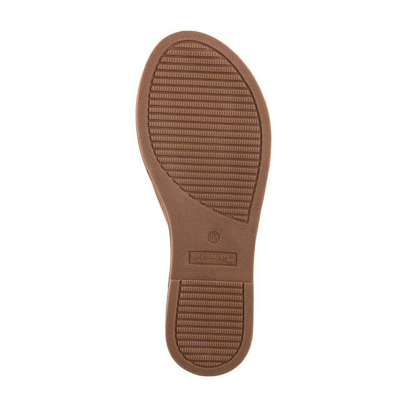 Tamaris Brązowe 1-27135-42 305 Cognac (TM484-b) Moteriški batai/šlepetės