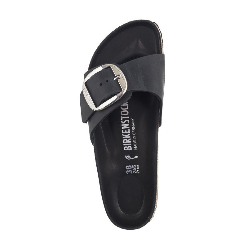 Birkenstock Madrid Big Buckle Black 1006523 (BK248-a) Moteriški batai/šlepetės