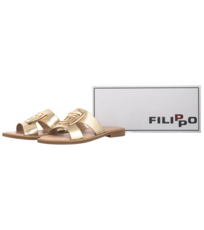 Filippo Złote DK3703/25 GO (FO100-a) Moteriški batai/šlepetės