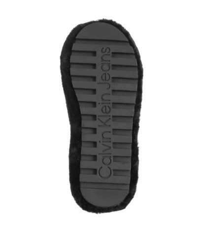 Calvin Klein Home Anke Slipper Wn Fur Triple Black YW0YW01596 0GJ (CK592-a) Moteriški batai/šlepetės