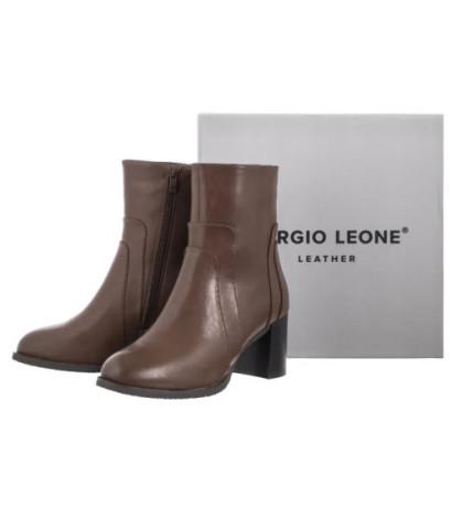 Sergio Leone Brązowe BT 675-S (SL558-a) bateliai