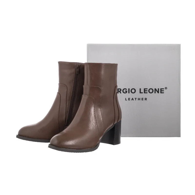 Sergio Leone Brązowe BT 675-S (SL558-a) bateliai