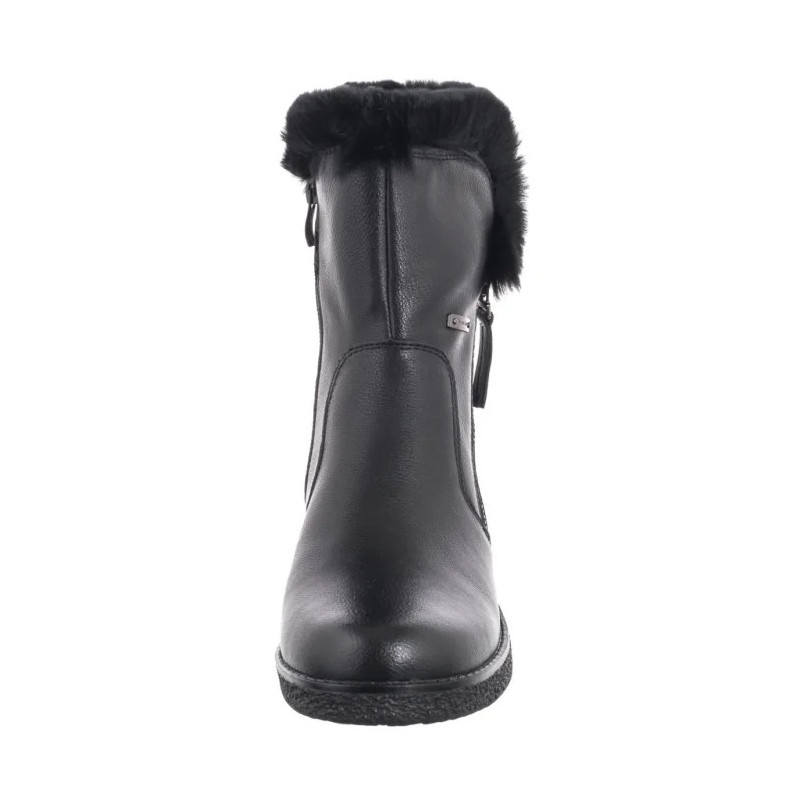 Sergio Leone Czarne Licowe BT 338-S (SL555-a) batai