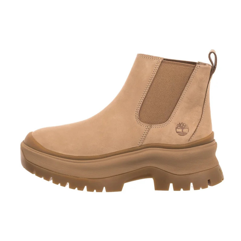 Timberland Roxie Lane Mid Chelsea Boot Light Beige Nubuck 0A28XM EN7 (TI135-a) 