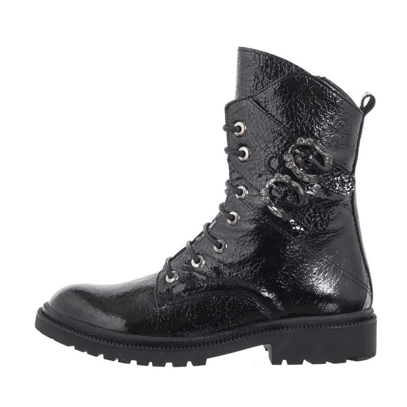 Venezia Czarne Lakierowane L031CRBLOBB034 (VE812-a) batai